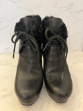 Gucci Guccissima Ankle Boots Fur Trim Size UK7 (excellent)