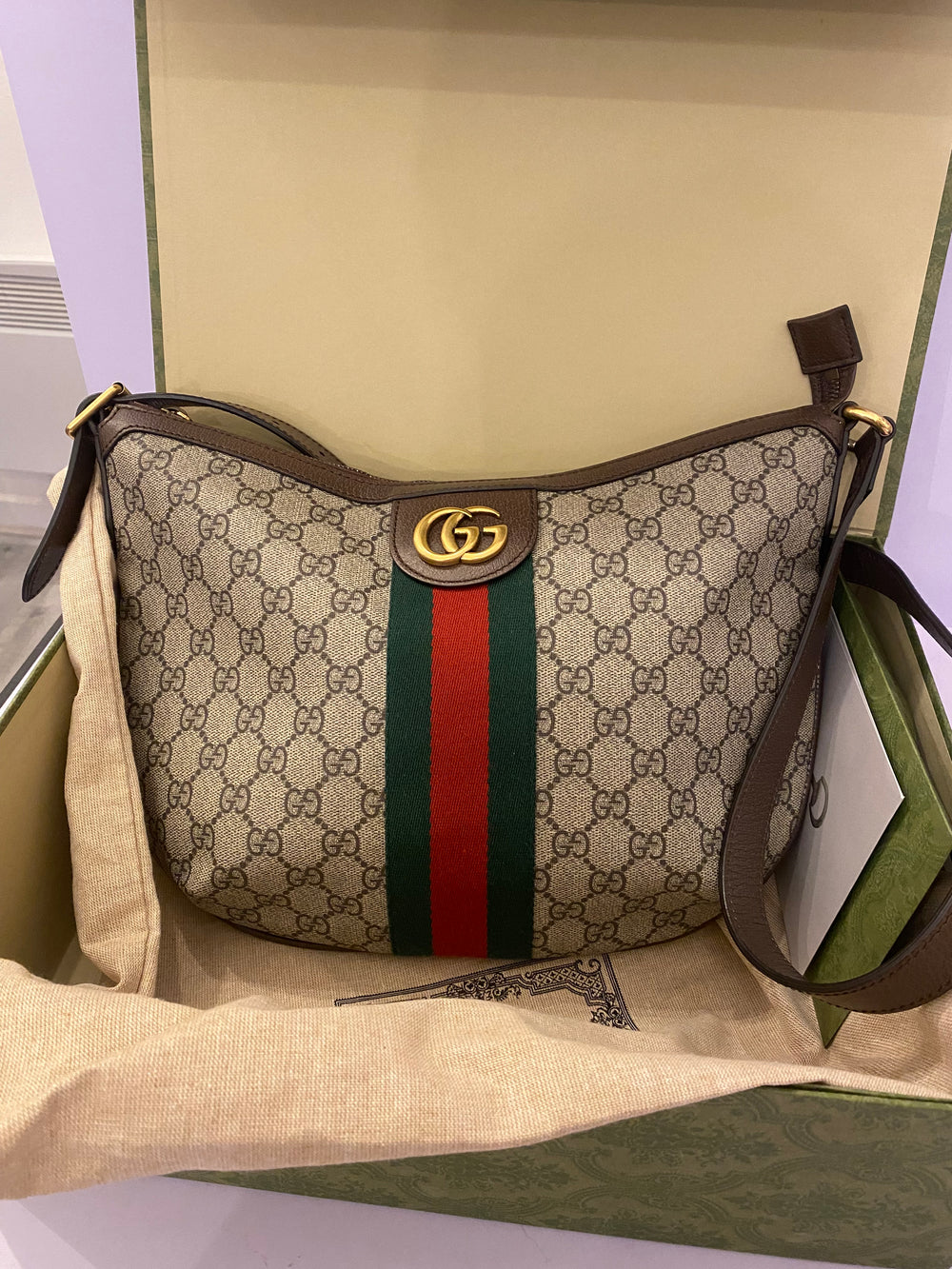 Pre Loved Gucci Ophidia Small Crossbody (as new)