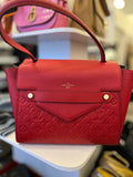 Pre Loved Louis Vuitton Trocadero Bag in Red Empreinte Leather (matching purse listed separately)