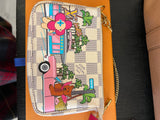 Louis Vuitton 2021 Damier Azure Christmas Animation Hollywood Mini Pochette Accessoires