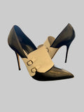 Manolo Blahnik Black & Cream Heels UK 7