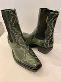 Pre Loved Russell & Bromley Green Nashville Boots UK 3 (new)