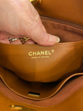 Chanel Tan Braided Handle Chain Hobo