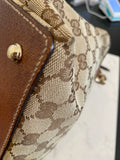 Pre Loved Vintage Gucci Bamboo GG Shopper