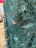 Vivienne Westwood Green Vintage Lace Trouser Suit UK10-12