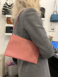 Prada Pink Saffiano Leather Pochette (reserved)