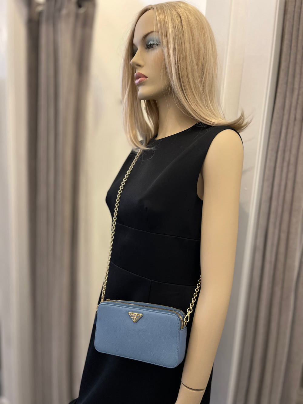 Pre Loved Prada Triangle Mini Pouch (as new)