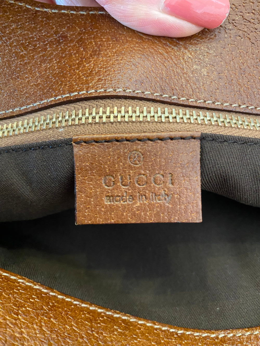 Pre Loved Vintage Gucci Bamboo GG Shopper