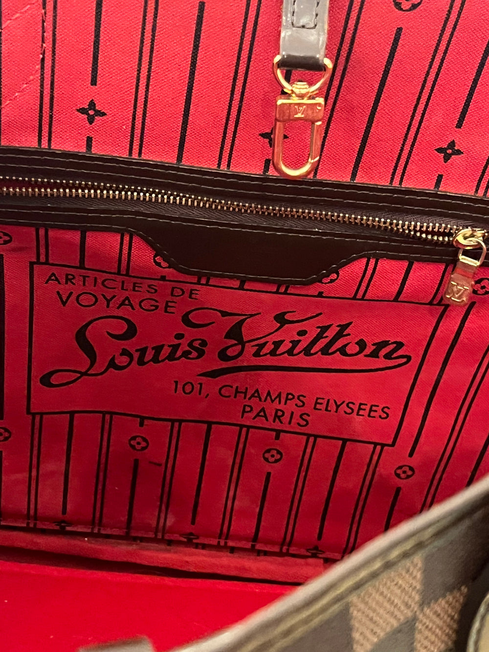 Pre Loved Louis Vuitton Vintage Damier Ebene Neverfull MM
