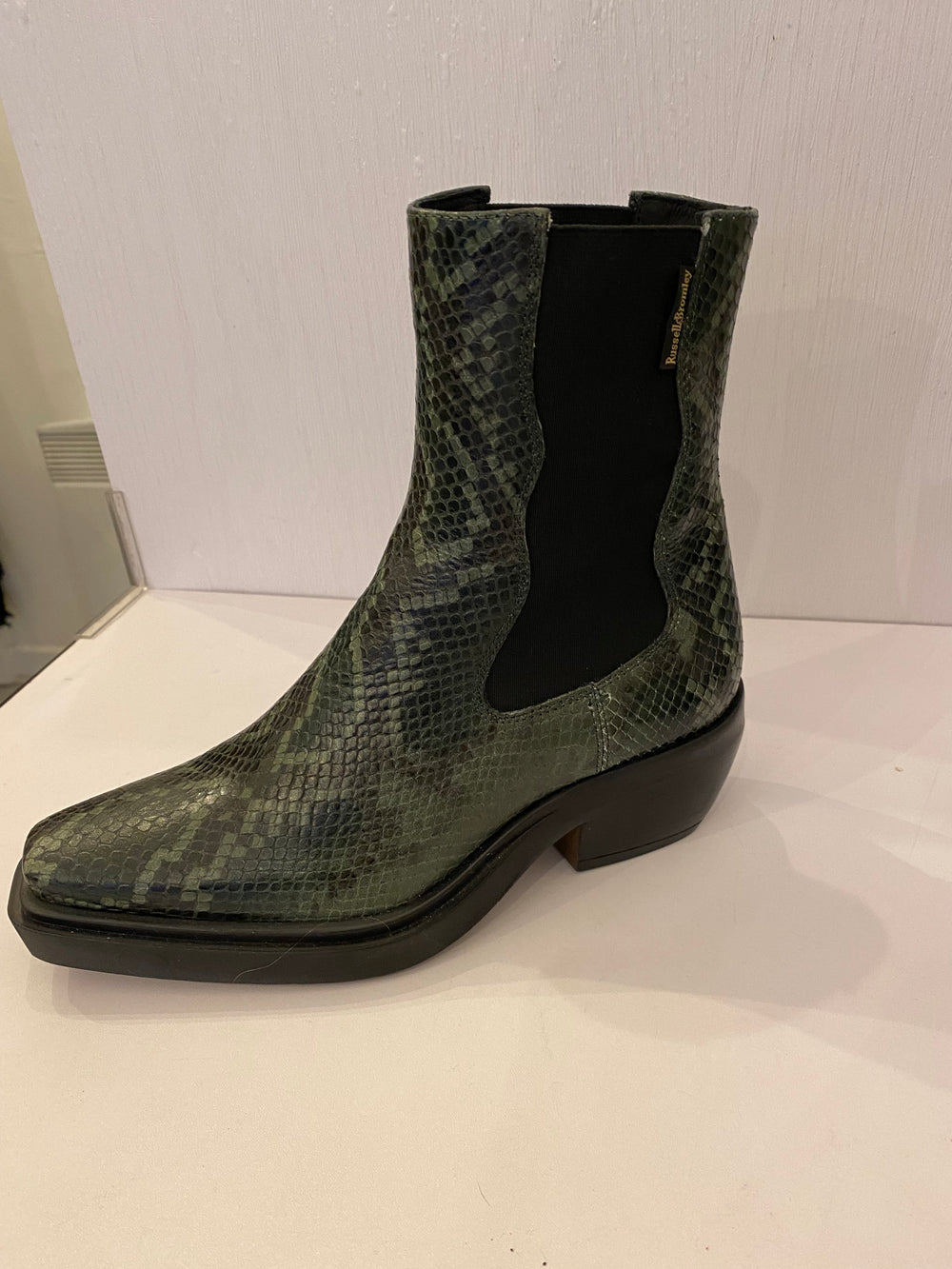 Pre Loved Russell & Bromley Green Nashville Boots UK 3 (new)