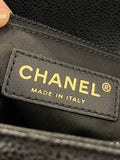 Pre Loved Chanel GST Grand Shopper Tote in Black Cavier Leather - Excellent