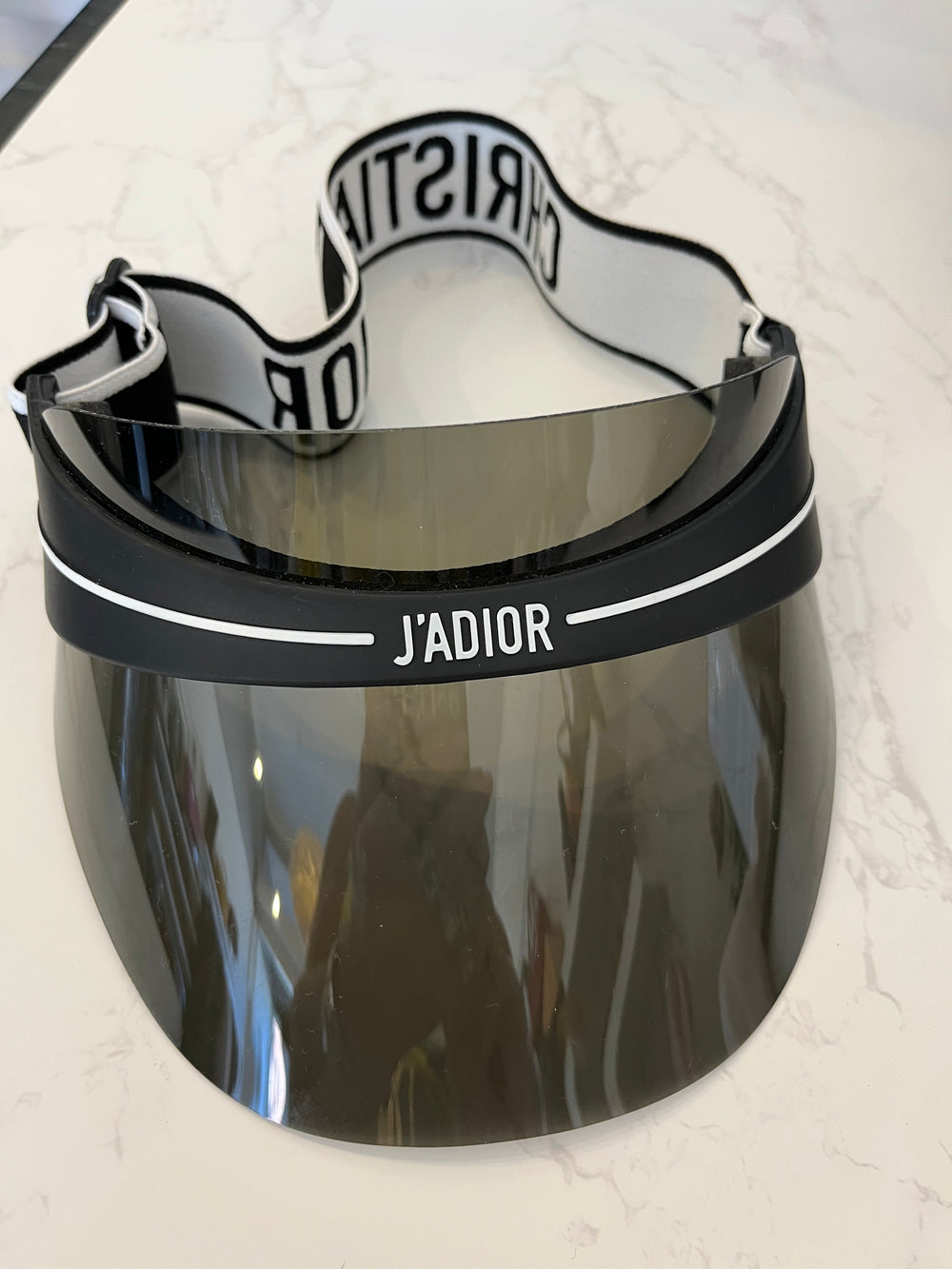 Pre Loved Dior Diorclub OH3 Black Visor