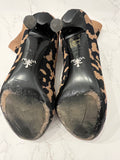 Pre loved Prada Leopard Print Sock Boots Size UK4