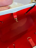 Pre Loved Christian Louboutin Cabata E/W Loubinthesky White Tote (as new)