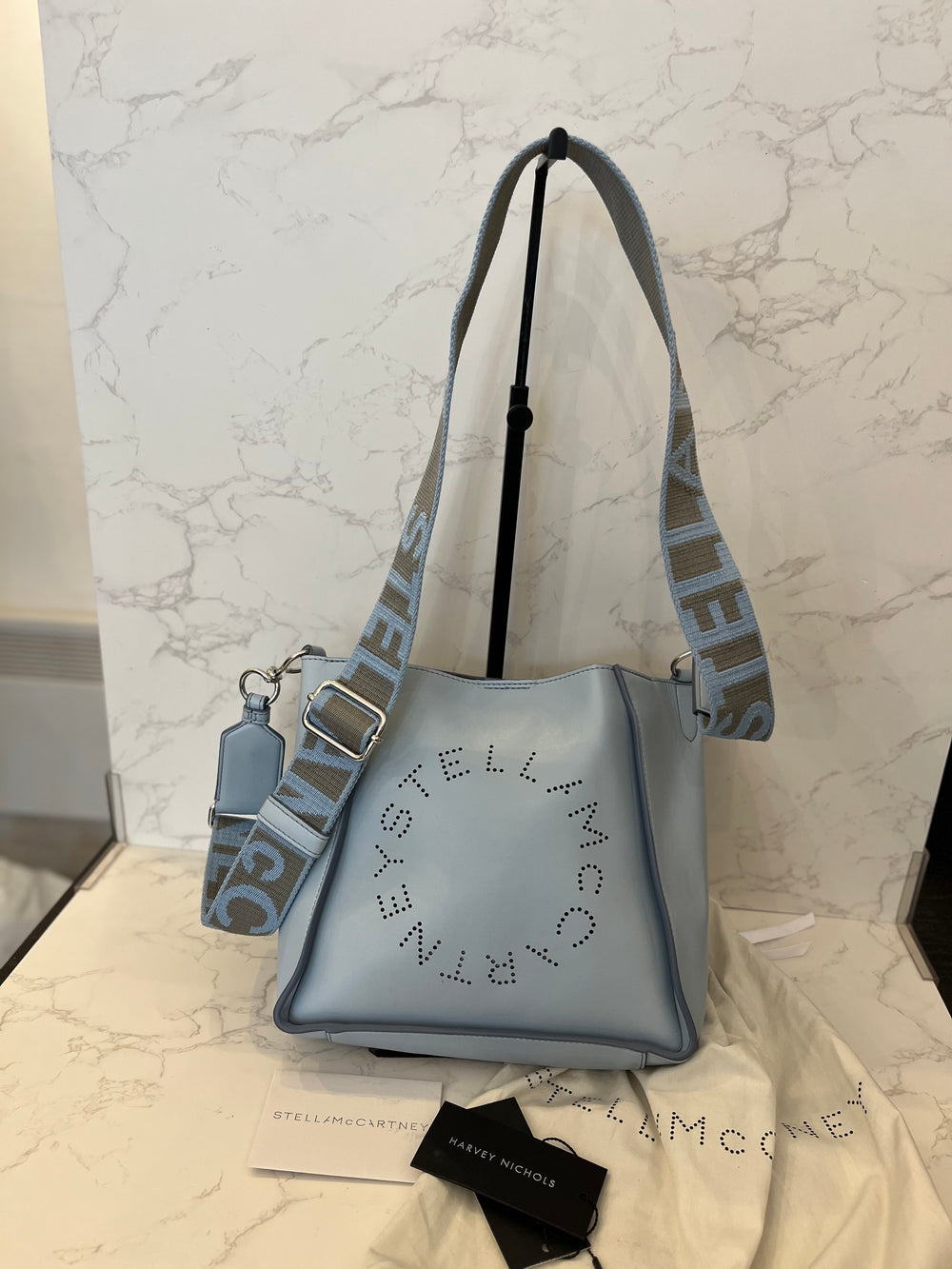 Pre Loved Stella McCartney Crossbody Dusty Blue (as new)