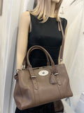 Pre Loved Mulberry Double Zipped Bayswater in Taupe