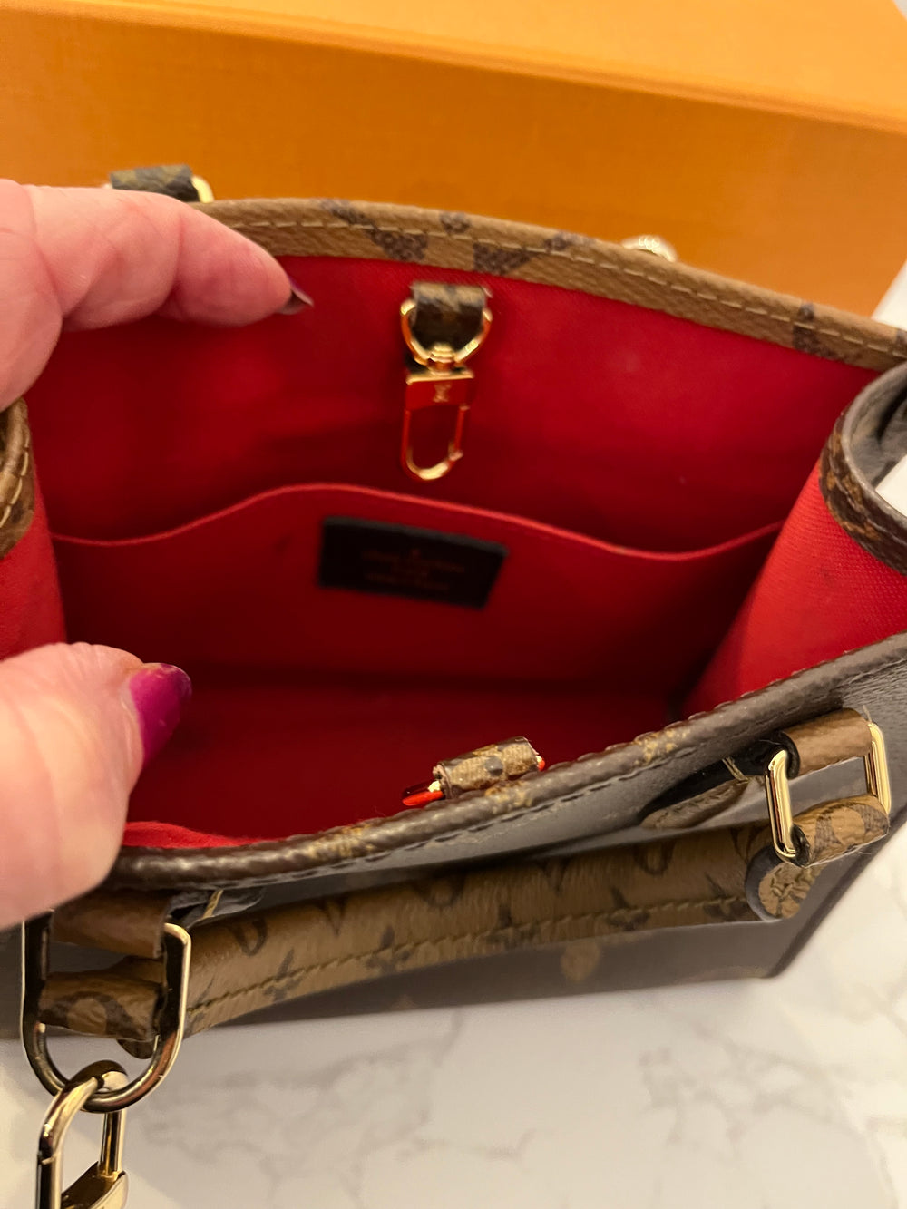 Pre Loved Louis Vuitton BB On The Go Monogram Reverse Coated Canvas - (as new Oct 2024)                            )