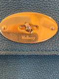 Mulberry Bayswater with Strap in Ocean Green Grained Leather