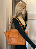 Pre Loved Bottega Veneta Arco Bag in Saddle Brown Leather (new)