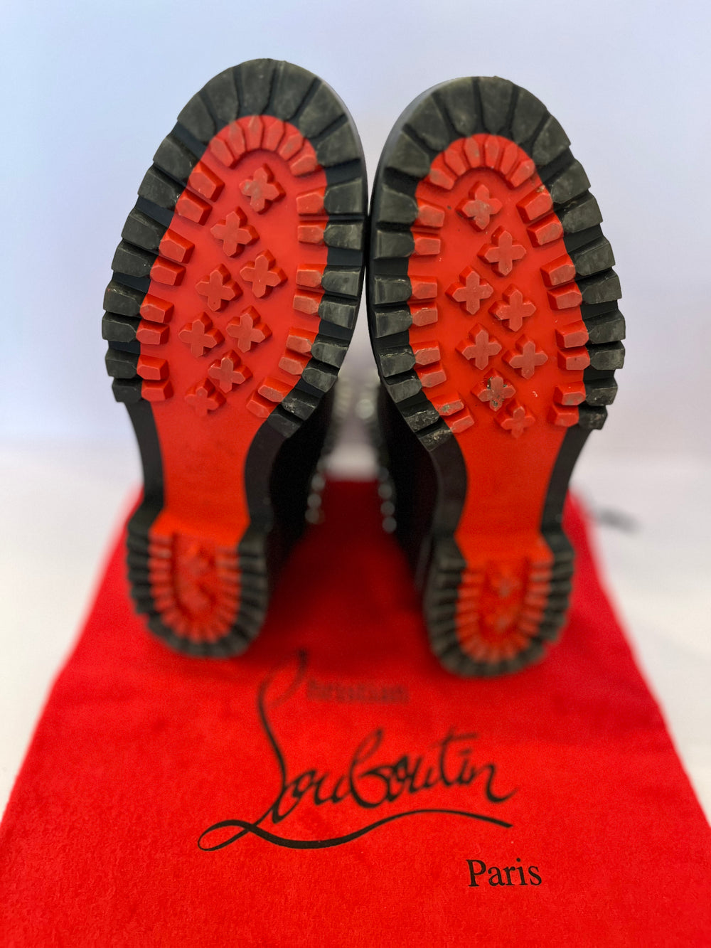 Pre Loved Christian Louboutin Capahutta Boots uk5 (excellent)