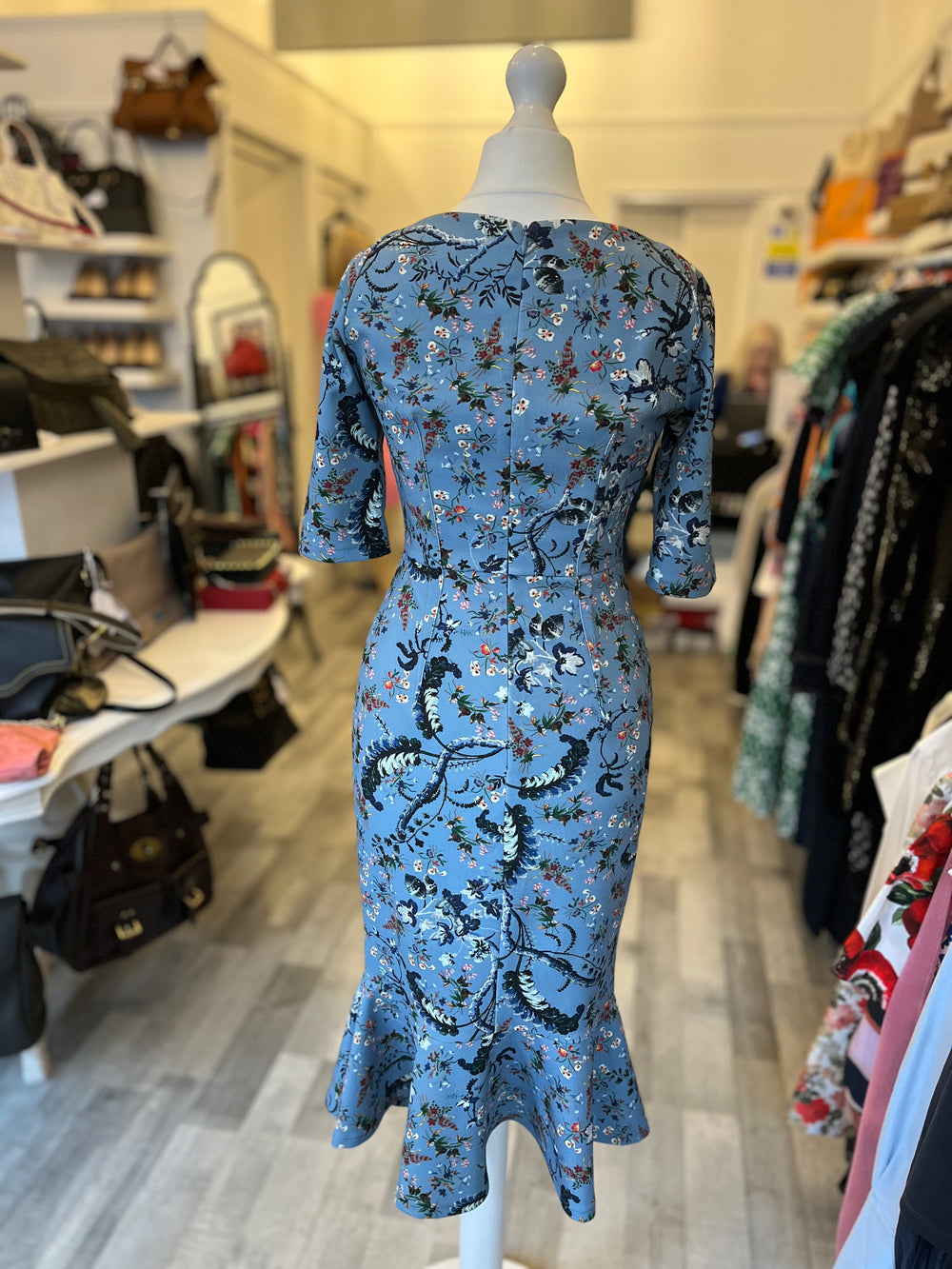 Pre Loved Erdem Floral Dress fits uk8