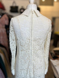 Pre Loved Dolce & Gabbana Ivory Lace Dress size 44 uk 12 (Excellent)