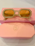 Pre Loved Swarovski Crystal Embellished Sunglasses (New)