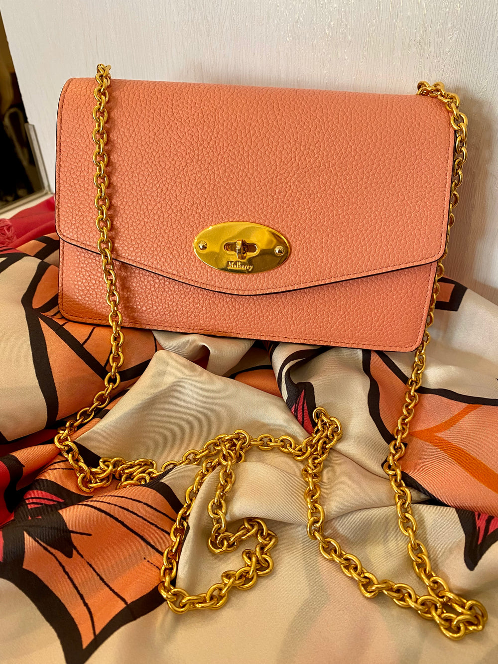 Orange mulberry bag sales