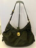 Order for Ashley Pre Loved Louis Vuitton Black Mahina Leather Shoulder Bag