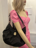 Order for Ashley Pre Loved Louis Vuitton Black Mahina Leather Shoulder Bag