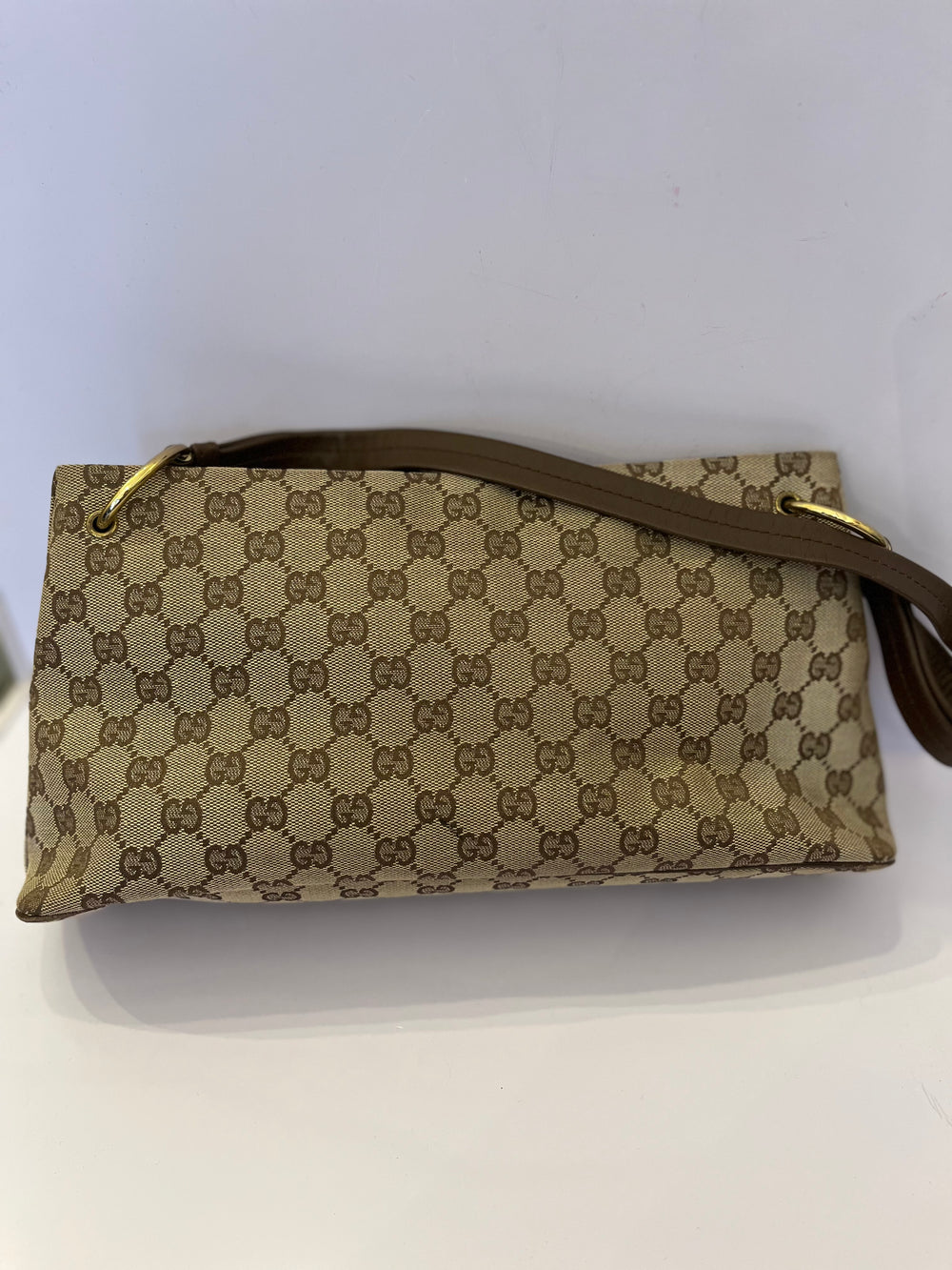 Pre Loved Gucci GG Canvas Monogram Shoulder Bag