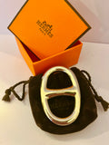 Pre Loved Hermes Chaine d’Ancre scarf ring (excellent)