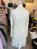 Pre Loved Dolce & Gabbana Ivory Lace Dress size 44 uk 12 (Excellent)