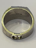 Pre Loved Dior Hallmarked Silver Signet Ring