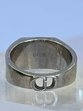 Pre Loved Dior Hallmarked Silver Signet Ring