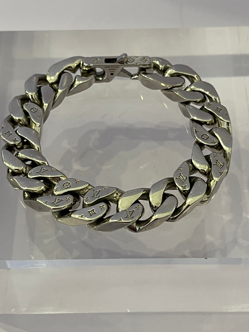 Pre Loved Louis Vuitton Monogram Chain Link Bracelet