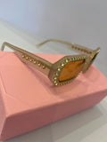 Pre Loved Swarovski Crystal Embellished Sunglasses (New)