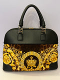 Pre Loved Versace “Vanitas Athena” Bag with Leopard Baroque Velvet (as new)