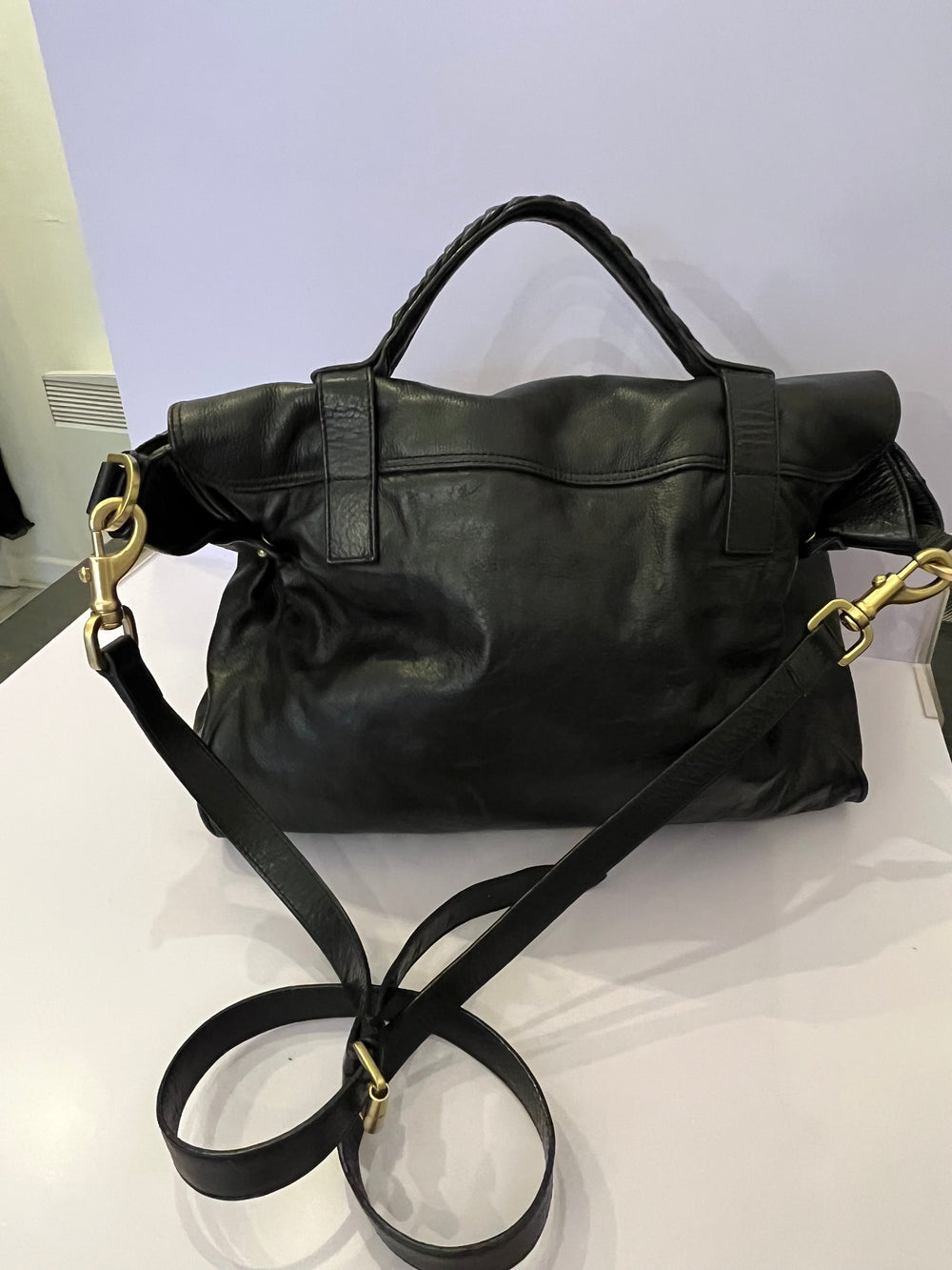 Pre Loved Mulberry Oversized Alexa in Black