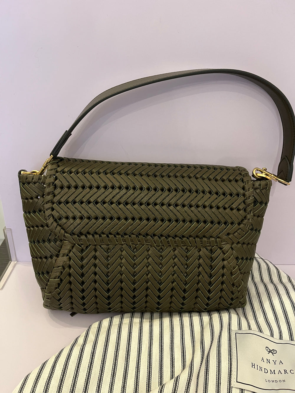 Pre Loved Anya Hindmarch Neeson Tassel Bag (New).