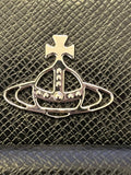 Pre Loved Vivienne Westwood Black Saffiano Leather Kent Executive Pouch