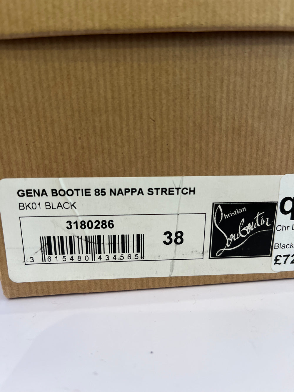 Pre Loved Christian Louboutin Gena Nappa Stretch Boots uk 5