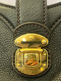 Order for Ashley Pre Loved Louis Vuitton Black Mahina Leather Shoulder Bag