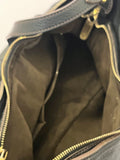 Order for Ashley Pre Loved Louis Vuitton Black Mahina Leather Shoulder Bag