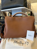 Mulberry Iris in Oak Grained Leather (excellent)