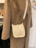 Hermes Mini Evelyne 16 in Craie Clemence Leather (new)