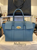 Mulberry Bayswater in Dark Frozen Blue