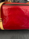 Louis Vuitton Vintage Belmont in Monogram Vernis Red Shoulder Bag