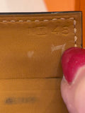 Hermes Collier de Chien Cuff in Exotic Leather with Palladium Hardware